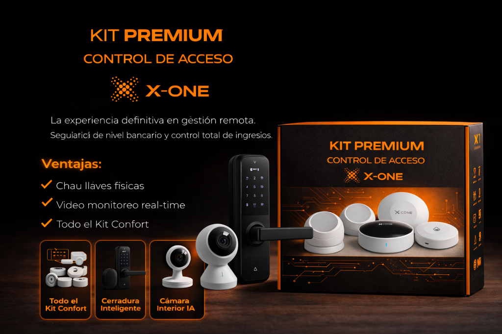 Kit Premium X1 con cerradura inteligente